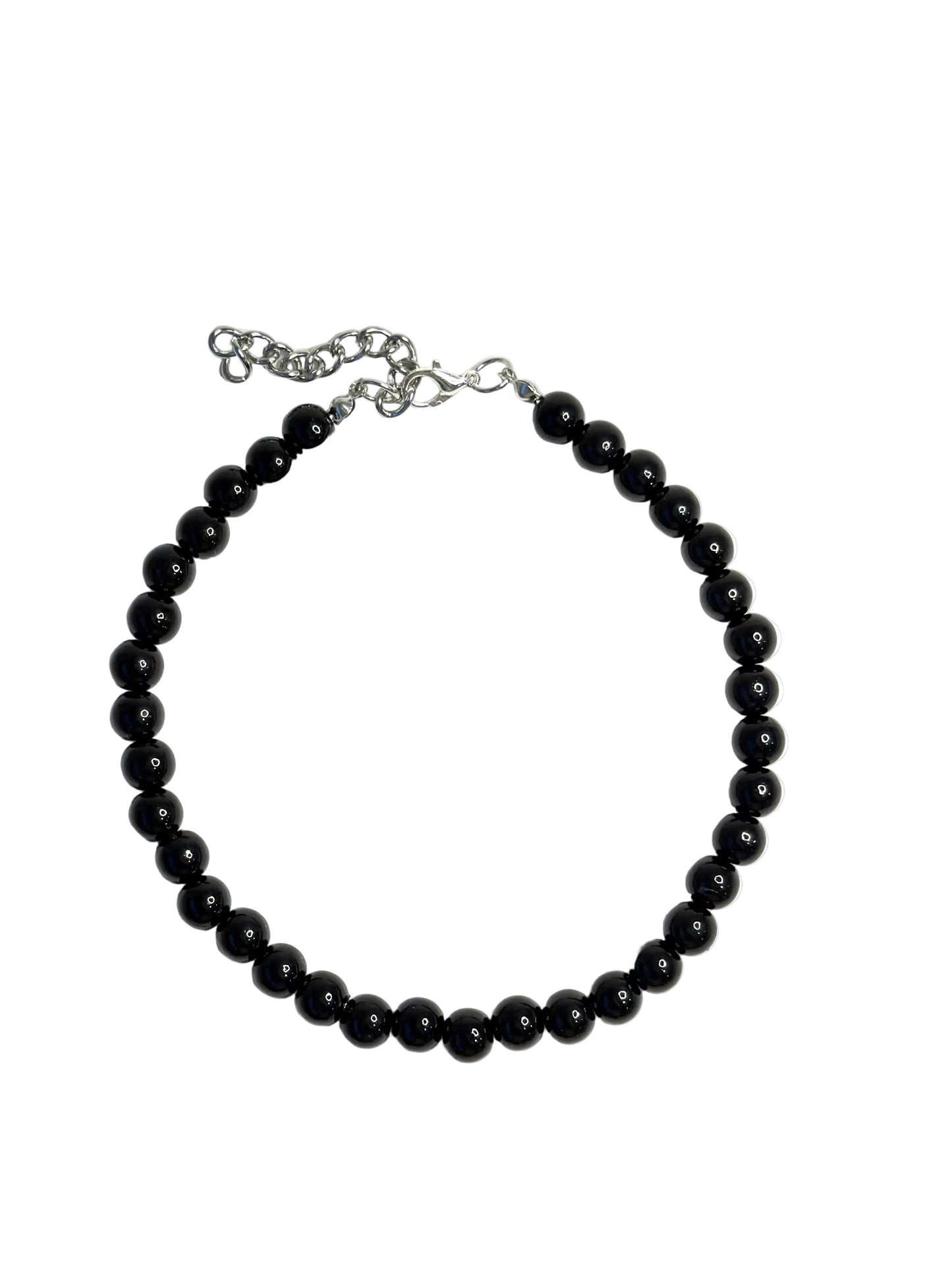 Black Bead Necklace