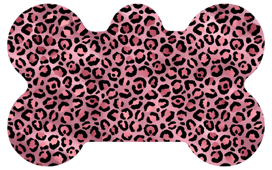 Pink Leopard Print Tag