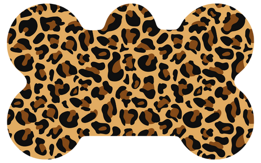 Dark Cheetah Print Tag