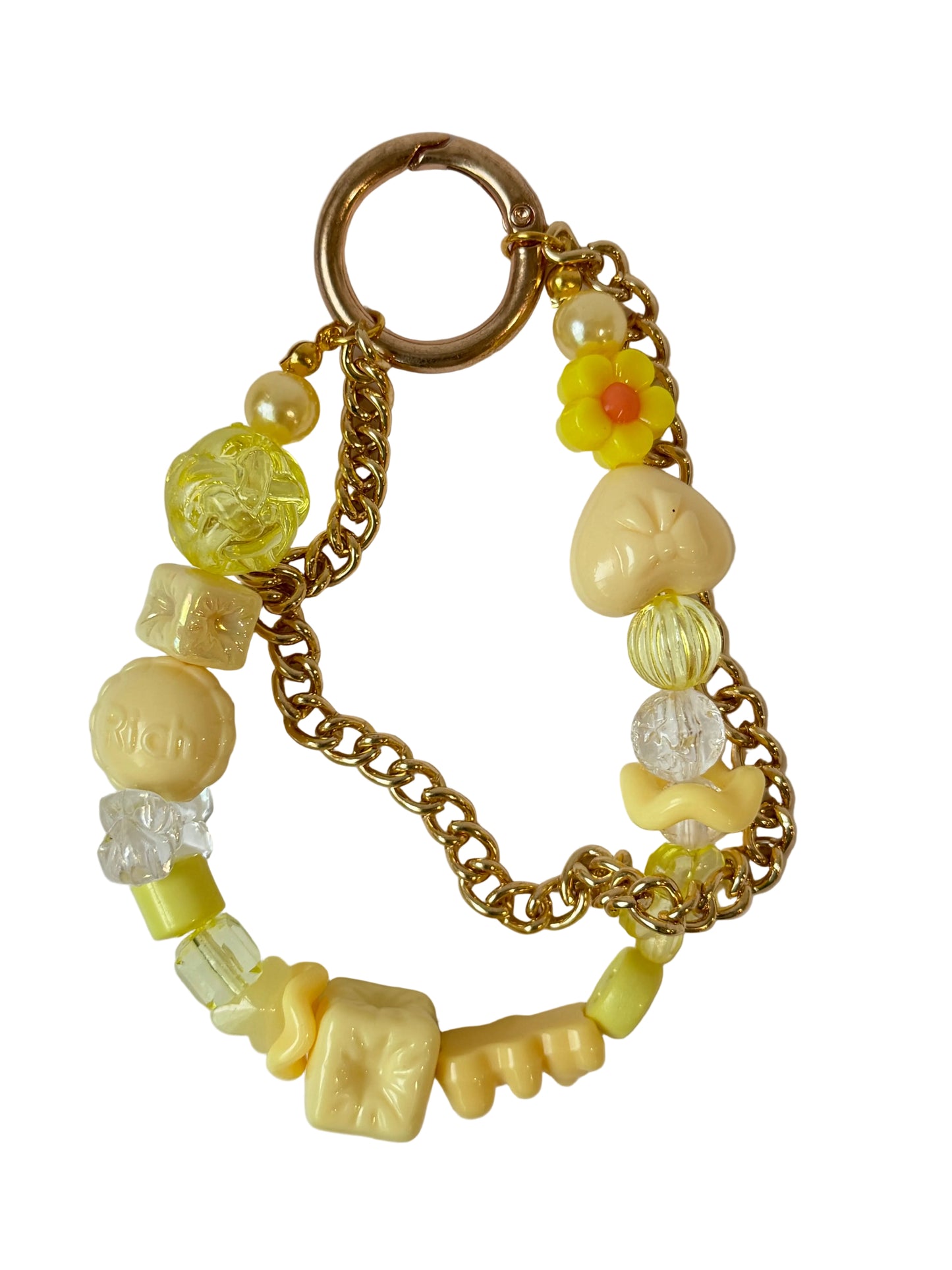 Colorful Bead Statement Keychains