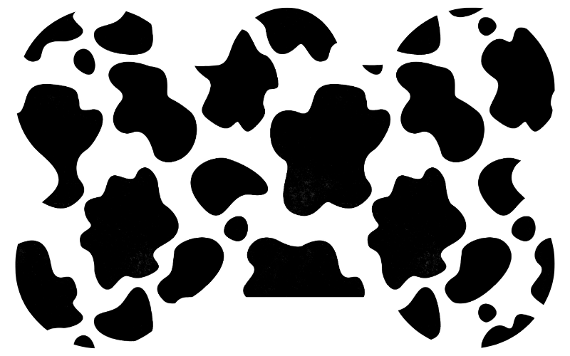 Cow Print Tag