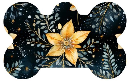Christmas Flowers Tag