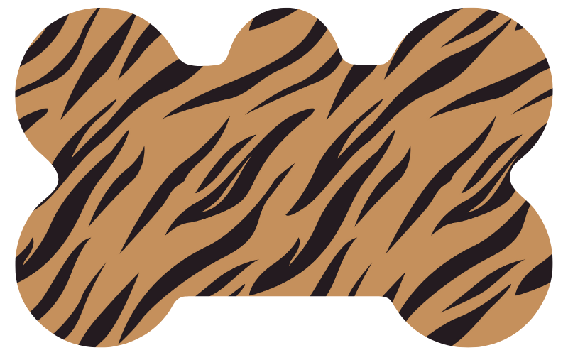 Tiger Print Tag