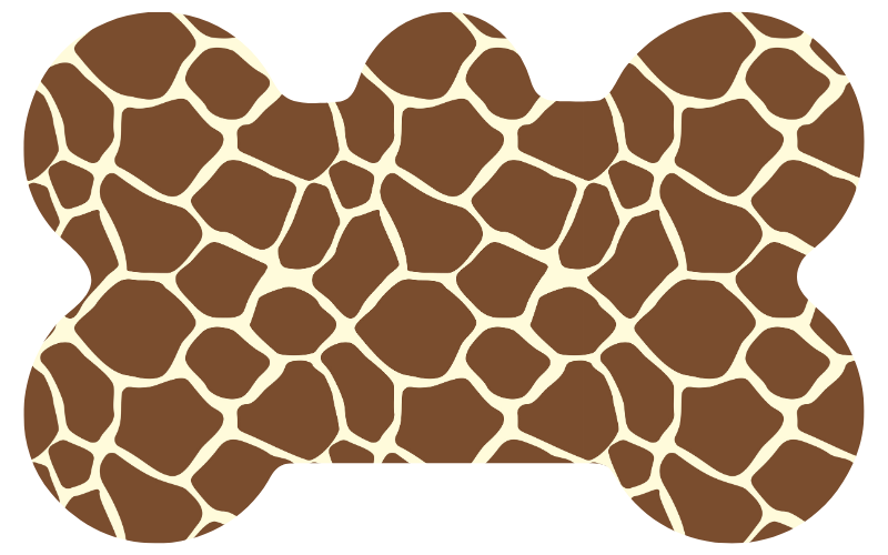 Giraffe Print Tag