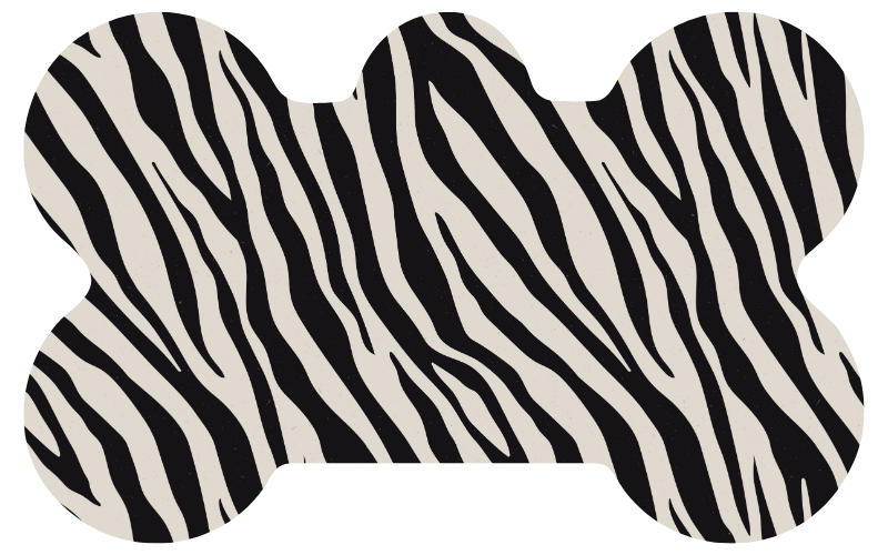 Zebra Print Tag