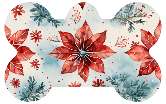 Christmas Flowers Tag