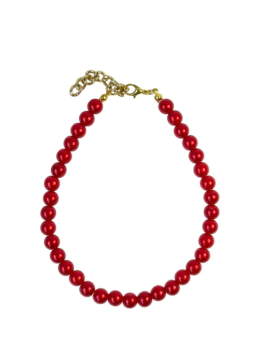 Red Bead Necklace