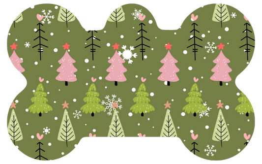 Cutee Christmas Trees Tag