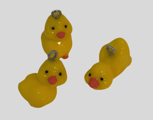 Little yellow duck charms