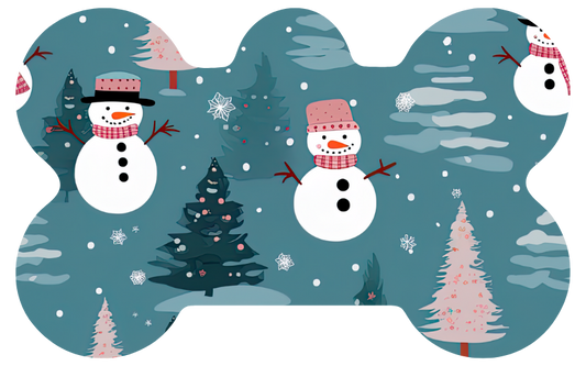Snowman Christmas Tag
