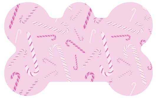 Pink Candy Canes Tag