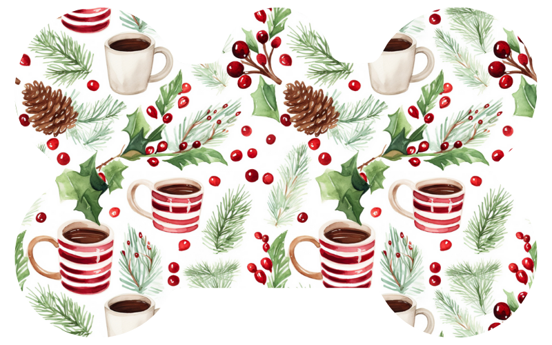 Coffee and Christmas Tag