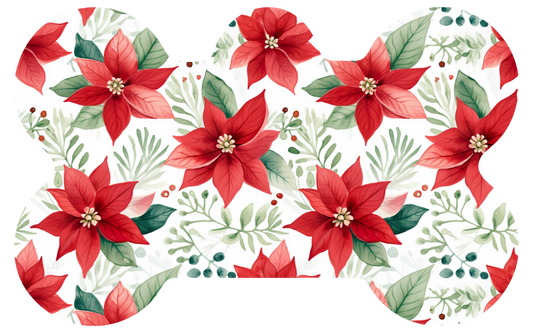 Christmas Flowers Tag