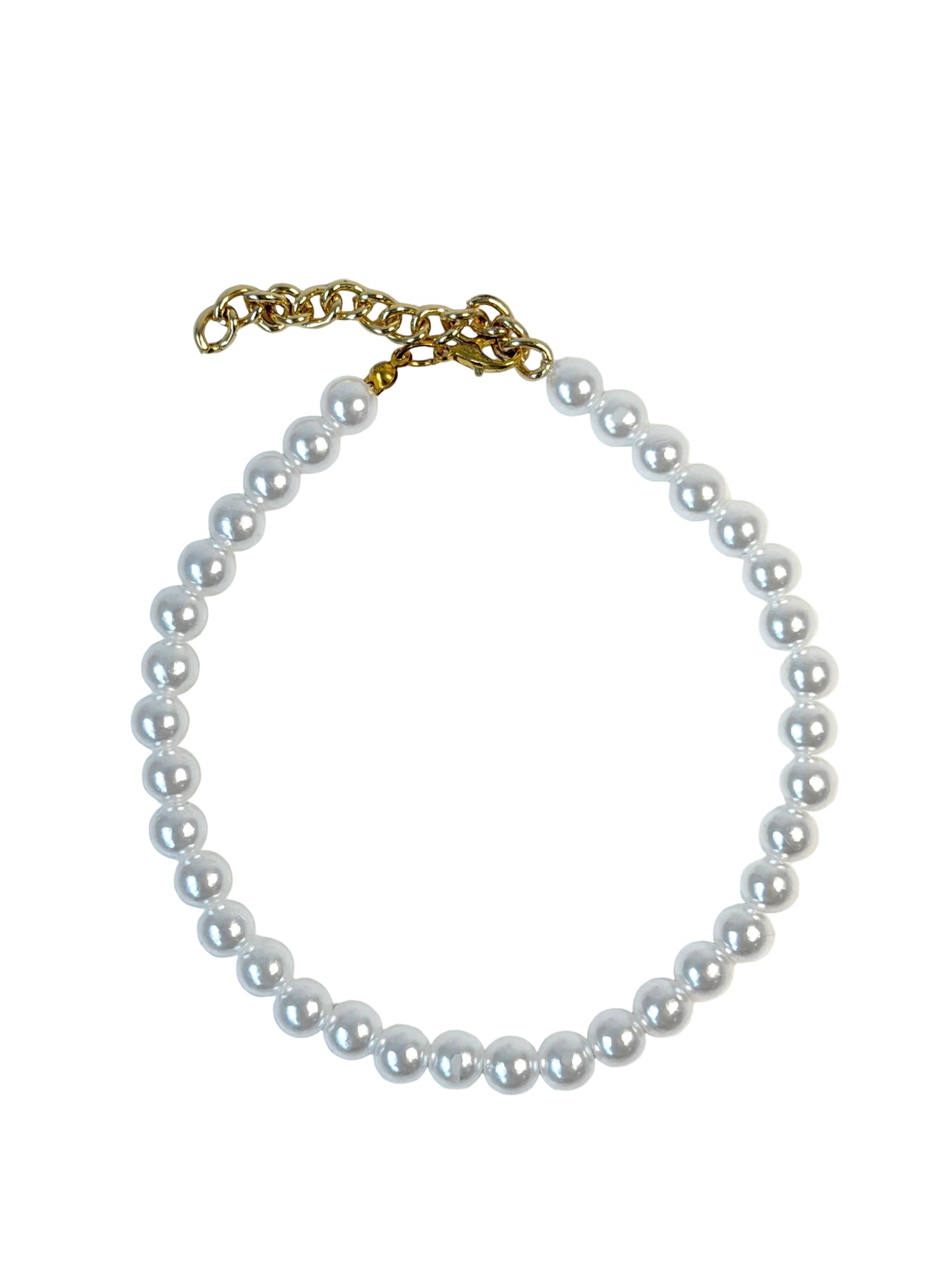 White Bead Necklace