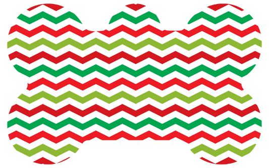 Christmas Zig Zag Tag