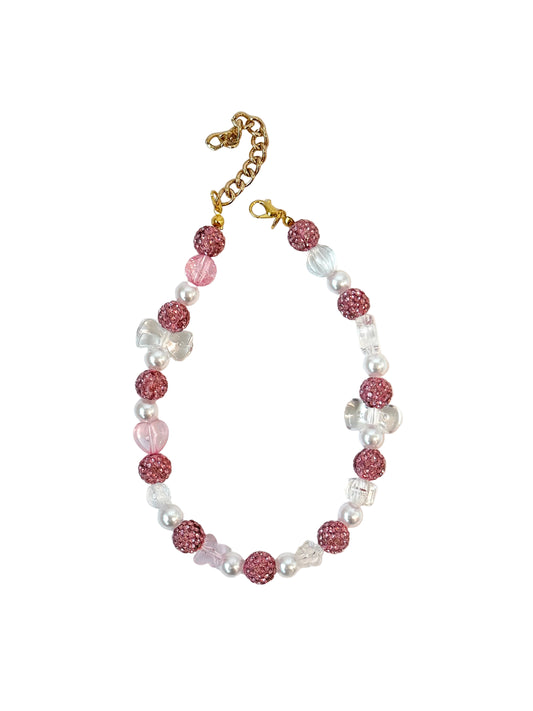 Pink Spring Sparkles Necklace