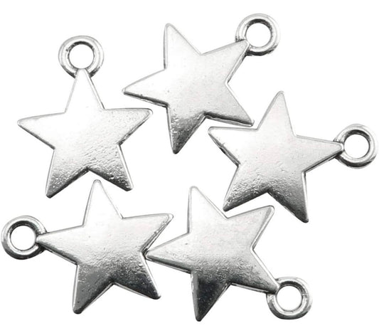 Silver metal star