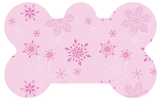 Snowflakes & Flowers Tag