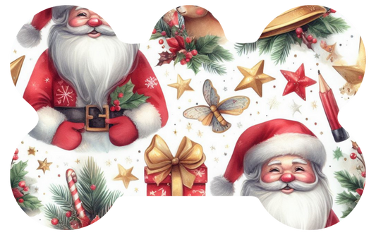Christmas Santa Tag