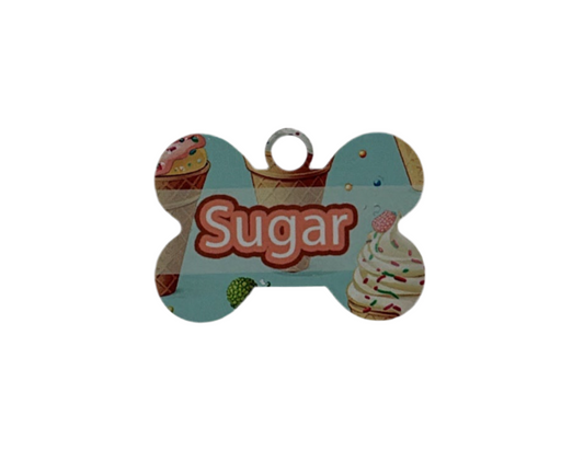Ice cream metal tag