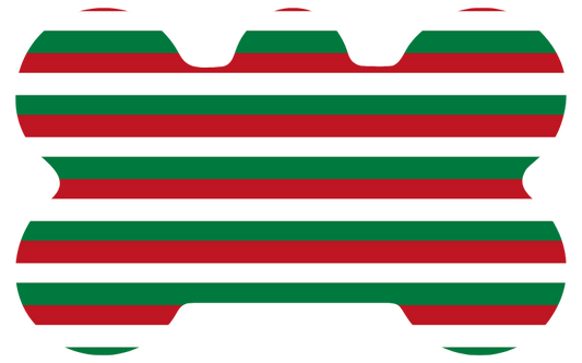Christmas Stripes Tag