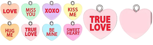 Candy Heart Charms