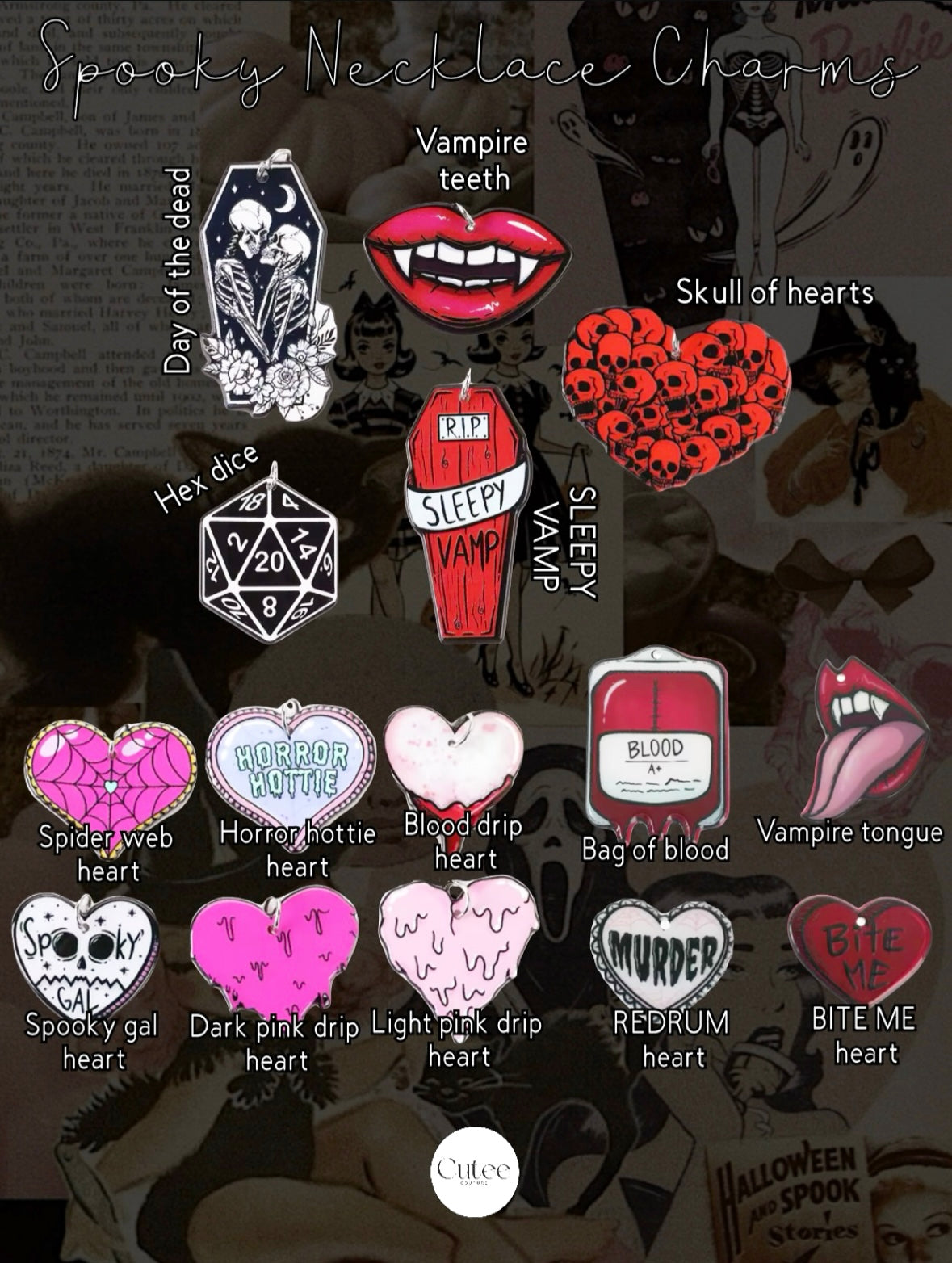 Cutee Spooky Necklaces
