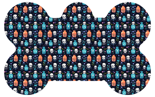 Skull Spells Halloween Tag