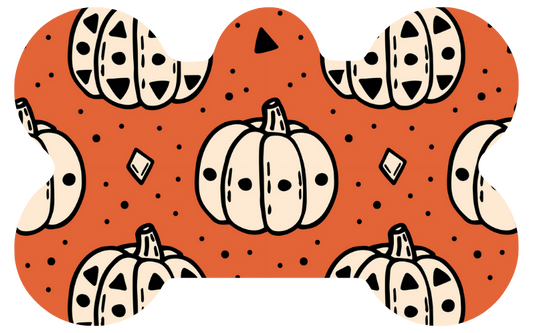Polka Patch Halloween Tag