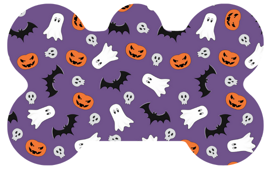 Purple Spooky Halloween Tag