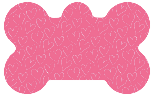 Pink Heart Tag