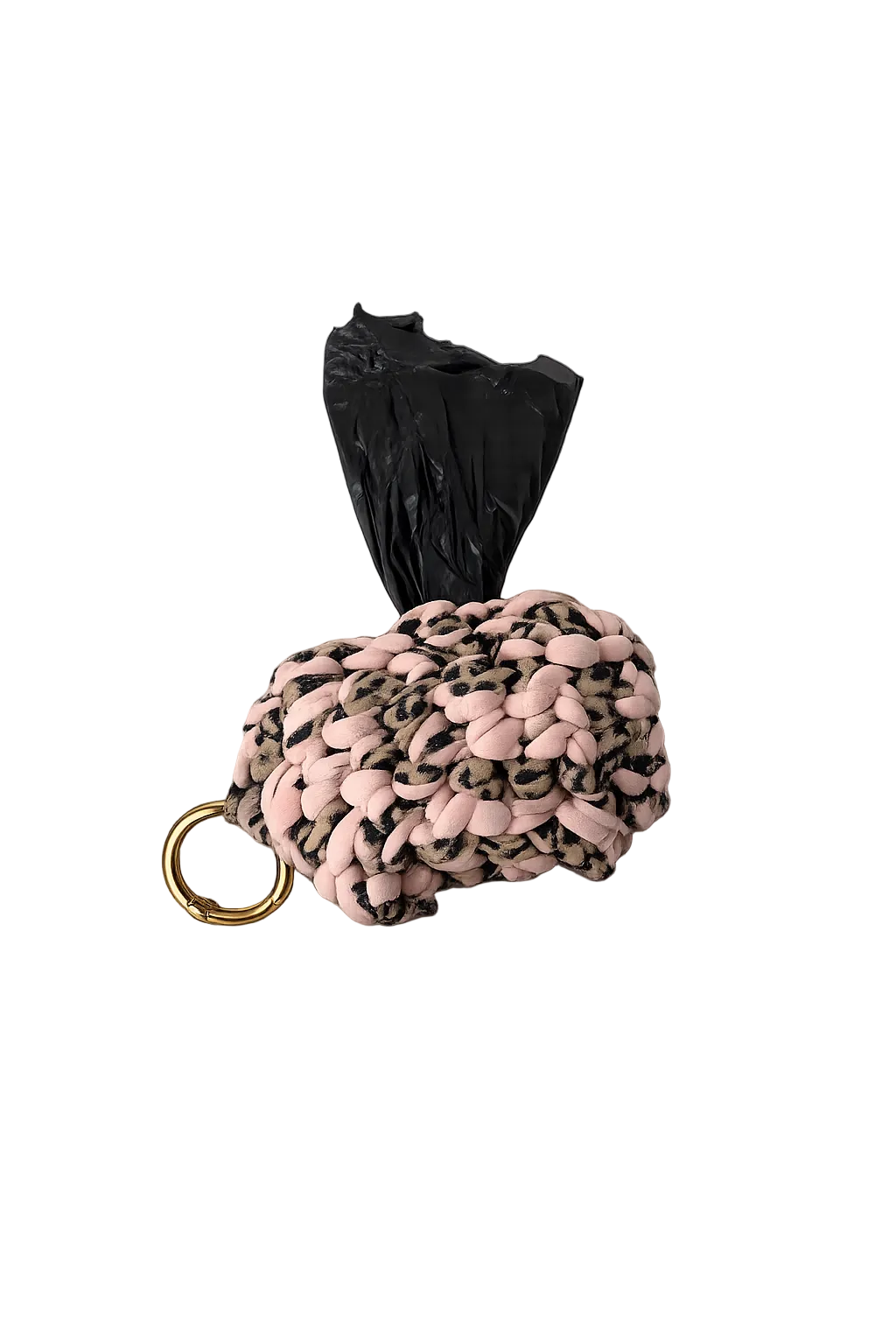 Pink/Leopard Poop Bag Holder
