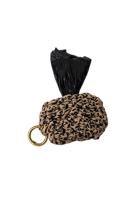 Leopard Poop Bag Holder