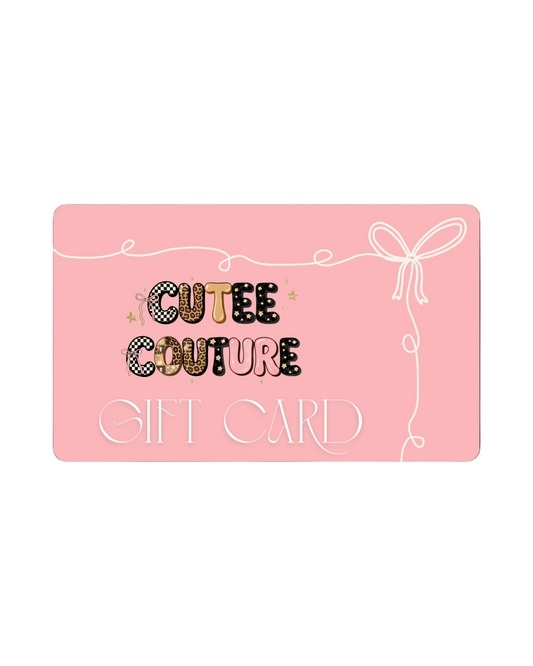 Cutee Couture Digital Gift Card