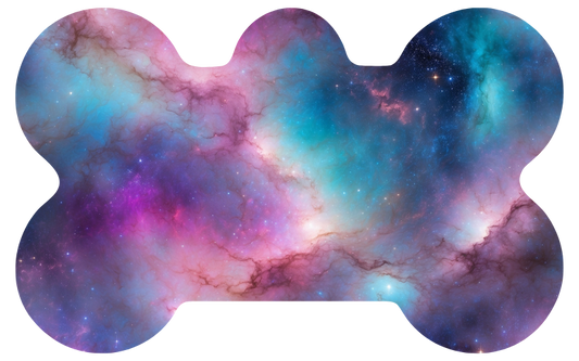 Cotton Candy Marble Galaxy Tag