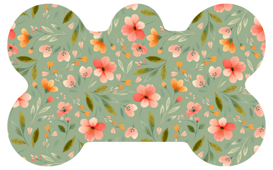 Green Flower Tag