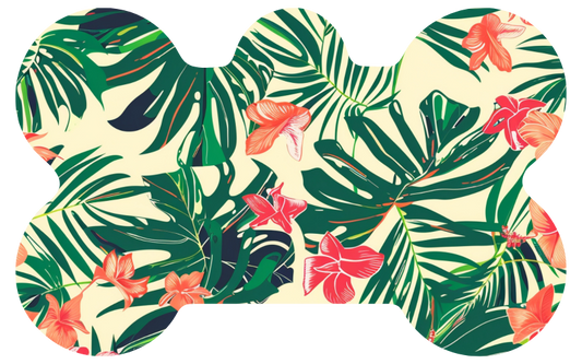 Tropical Flower Tag