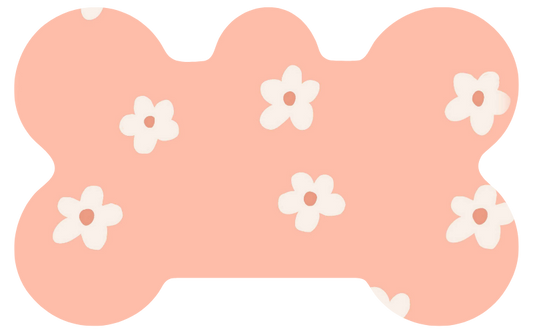 Peach Flower Tag