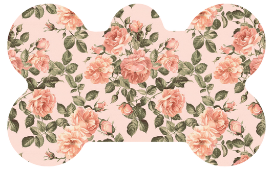 Blushing Rose Flower Tag