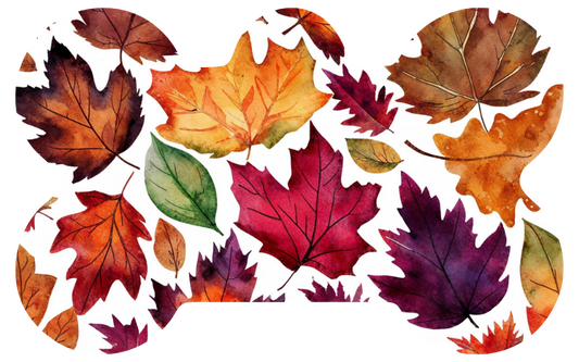 Colorful Leafs Fall Tag