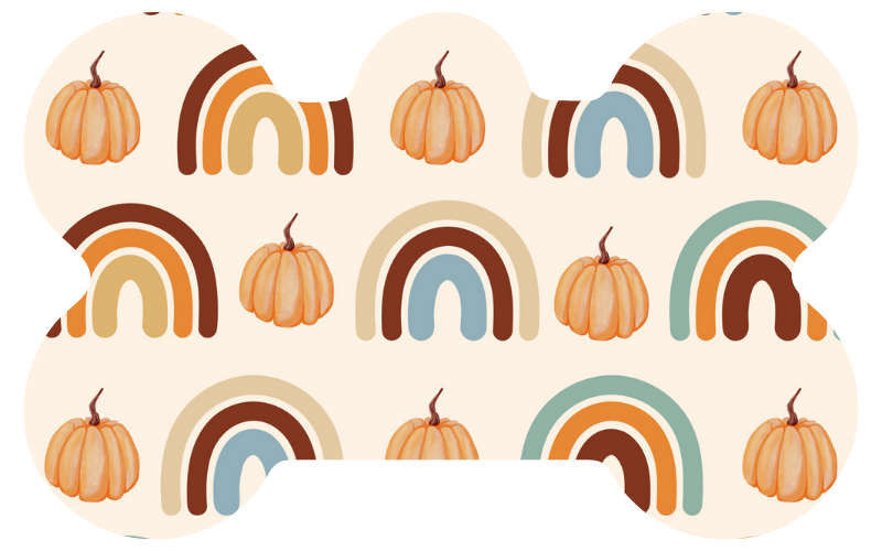 Fall Pumpkins & Rainbows Fall Tag