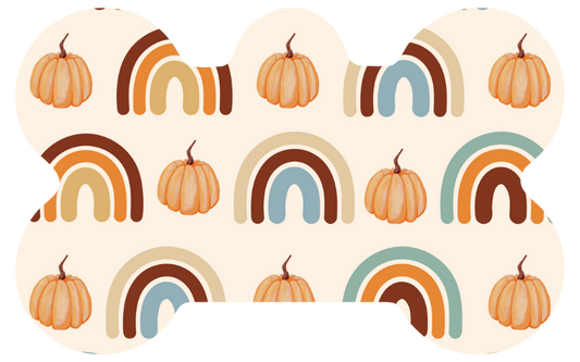 Fall Pumpkins & Rainbows Fall Tag