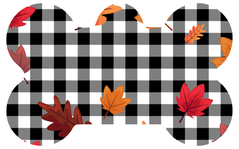 Black & White Fall Picnic Fall Tag