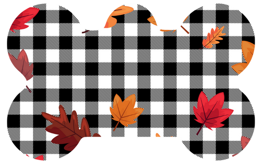 Black & White Fall Picnic Fall Tag