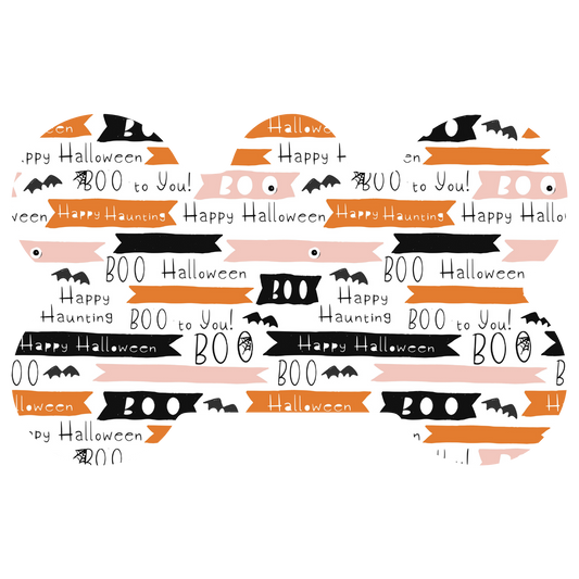Cute Spooky Text Halloween Tag