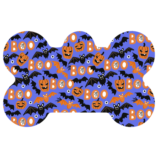 BOO Pumpkins & Bats Halloween Tag