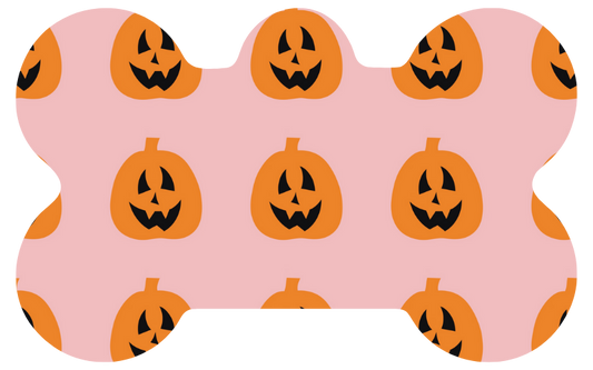 Pink & Pumpkins Halloween Tag