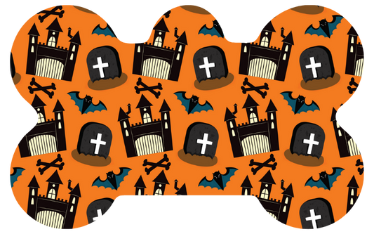Graveyard Ghoul Halloween Tag