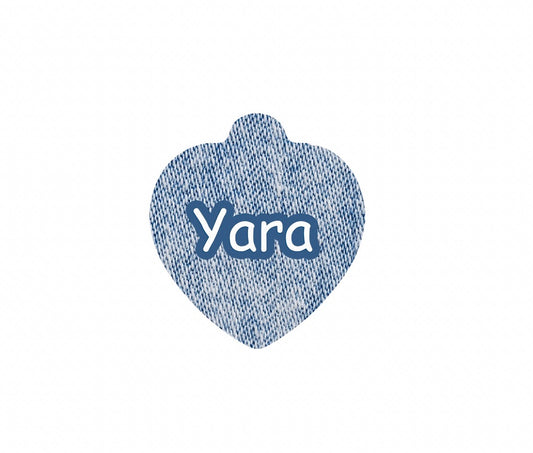 Light/Medium Wash Jean Print Tag