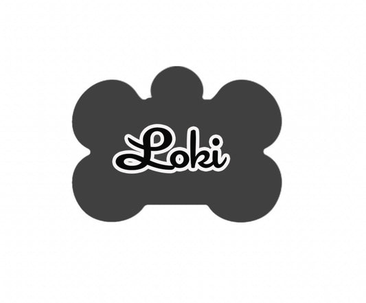 Dark Grey Tag